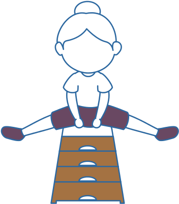 Girl Gymnast Illustration - Graphic Design (550x550)