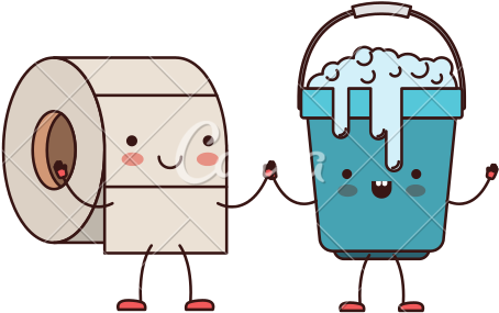 Pin Soapy Hands Clip Art - Toilet Paper Cartoon (550x550)