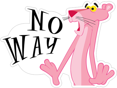 Sticker 9 From Collection «pink Panther» - Sticker (490x317)