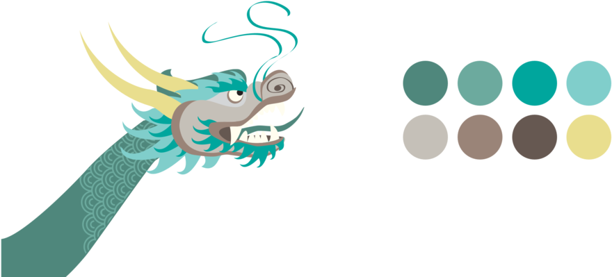 Dragon-elements - Dragon Boat Festival Design (1000x421)