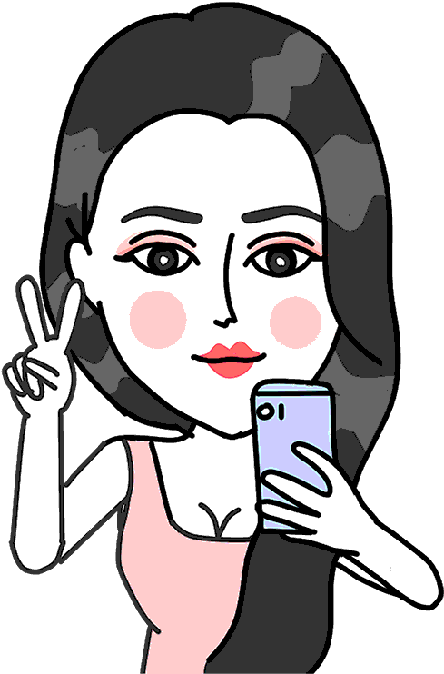 Girl Love Sticker By Lu's - Giphy (1000x1000)