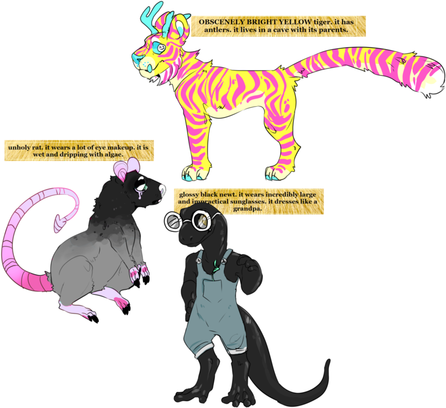 Fursona Generator Adopts By Aliensphynx - Cartoon (940x850)