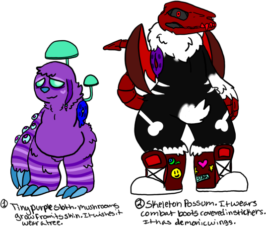 - Collab Adopts - Fursona Generator - Closed By Bibleofsatanism - Cartoon (536x455)
