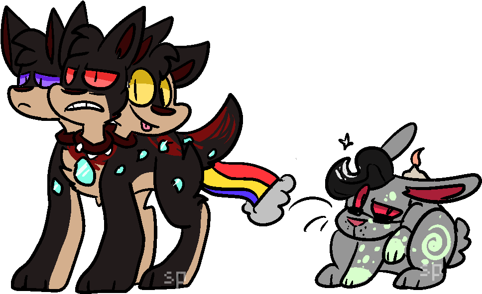 Fursona Generator Adopts By Dustyhyena - Cartoon (1000x600)