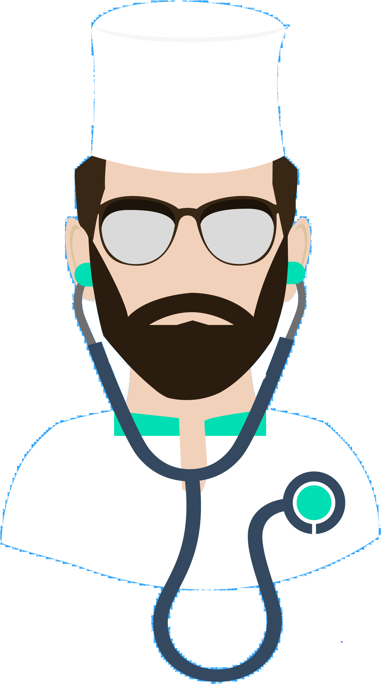 Physician Cartoon Nurse Illustration - Cartoon (2500x2500)
