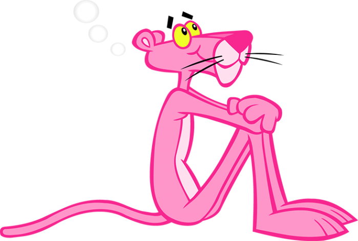 #pink Panther #pink #pink Розовый #no #нит - Owens Corning Pink Panther Logo (699x470)