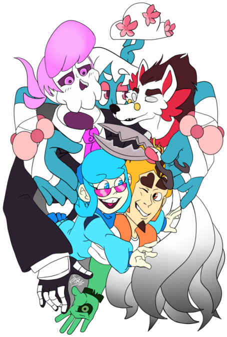 The Gangs All Here - Mystery Skulls (500x727)