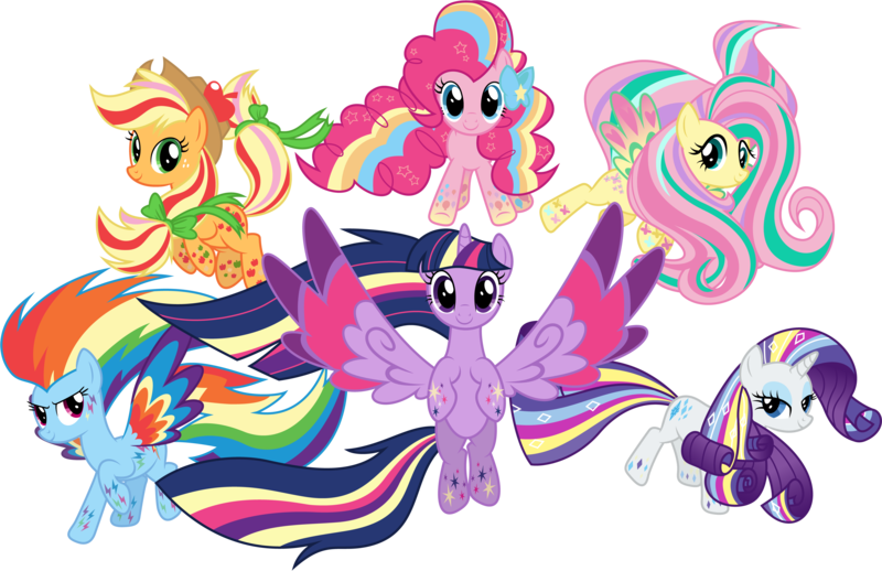 Absurd Res, Alicorn, Applejack, Artist - Twilight And Her Friends (800x518)