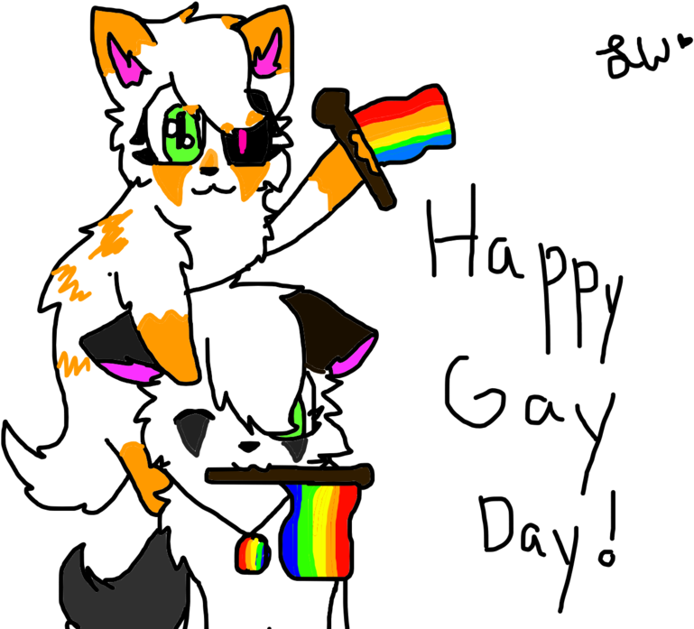 Happy Gay Day By Xxlostwillowxx - Cartoon (1024x702)