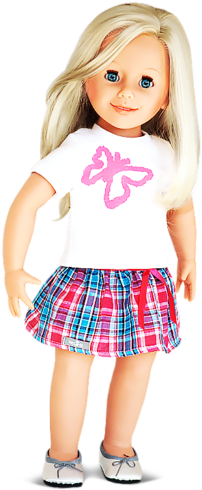 Lalki, Ubranka, Gry Oraz Prezenty Dla Dziewczynekwegirls - Wegirls Butterfly T Shirt (400x750)