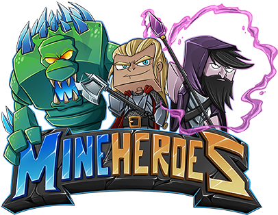 Drawn Log Minecraft Server - Minecraft Mineheroes (424x316)