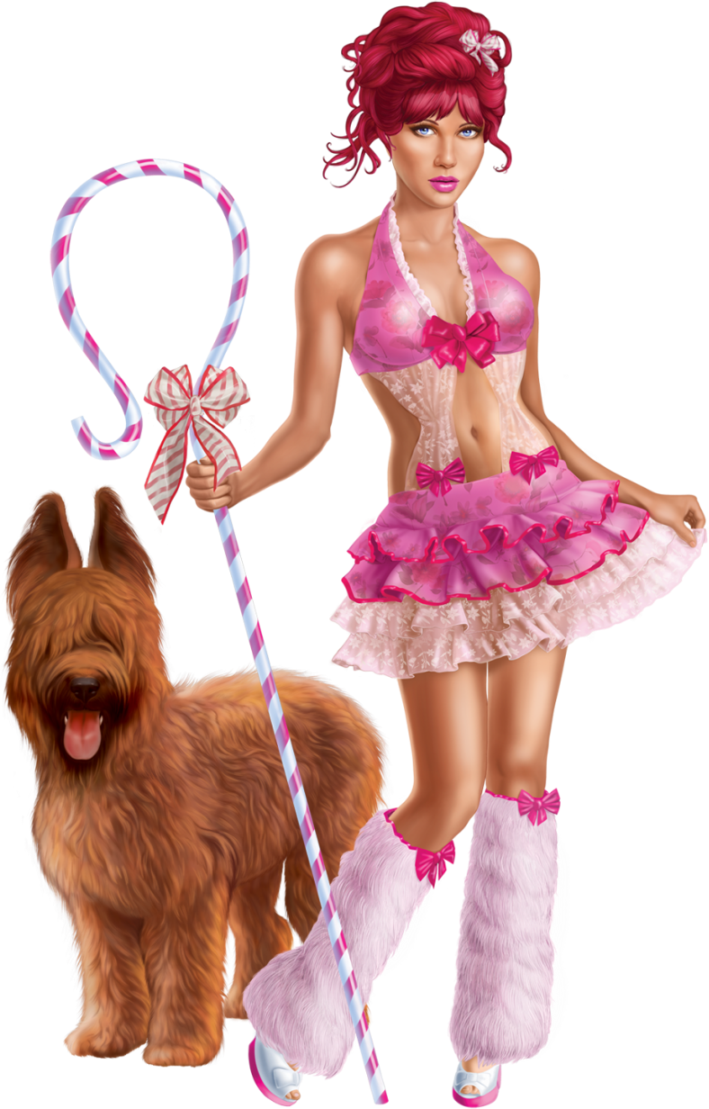 Girls Clips, Girl Illustrations, Clip Art, Illustrations - Yorkshire Terrier (788x1232)