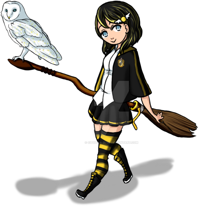 A Harry Potter Oc Character By Citsitra-blue - Cartoon (800x1000)