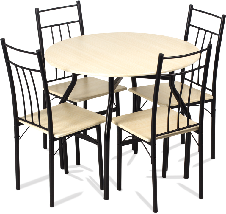 Dining Table Clipart Price - 4 Chair Dining Table Set With Price (800x800)