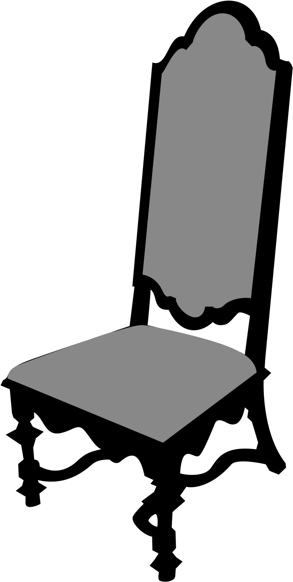 Vector Dinner Chair By Watyrfall On Deviantart - Mlp Chair Vector (1024x1902)