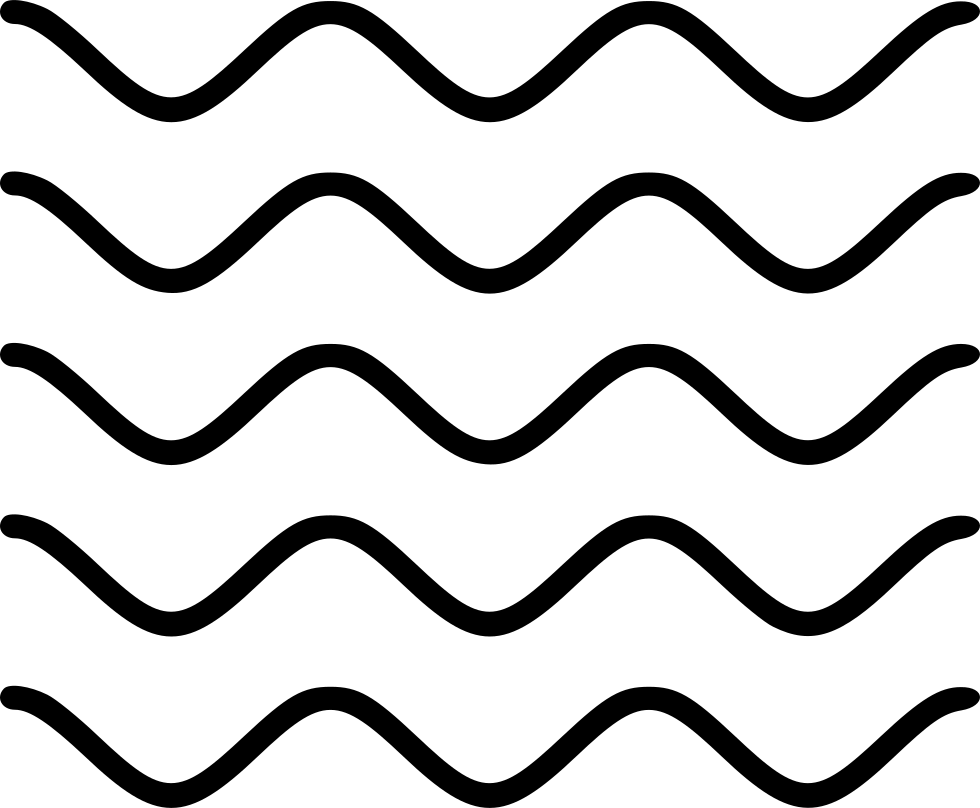 Waves Comments - Line Art (980x808)