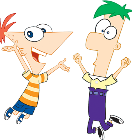 Cartoon Phineas And Ferb - Phineas And Ferb Png (454x600)