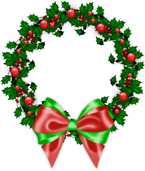 Ax-holly Wreath And Bow - Charm Bracelet (551x578)