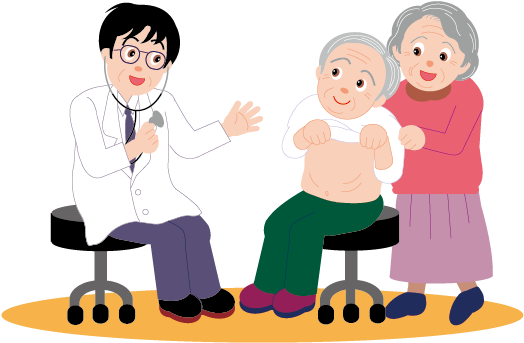 Physician Cartoon Patient Illustration - Derechos De Las Personas Mayores (568x568)