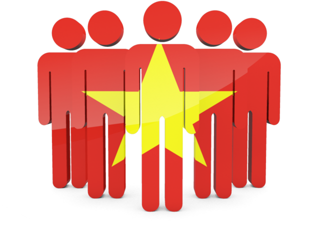 Vietnam - People With Brazil Flag (640x480)