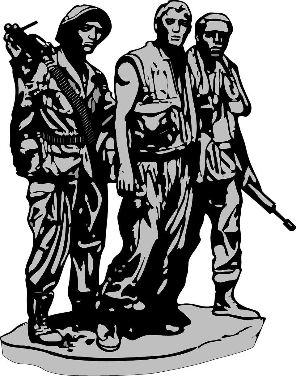 Vietnam Black And White Clipart - Vietnam Veteran - Proud Son Of A Vietnam Veteran (958x1216)