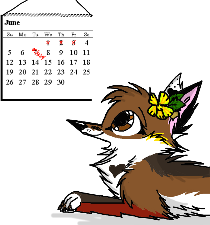 My Birthday Is Near - Cartoon (1044x766)