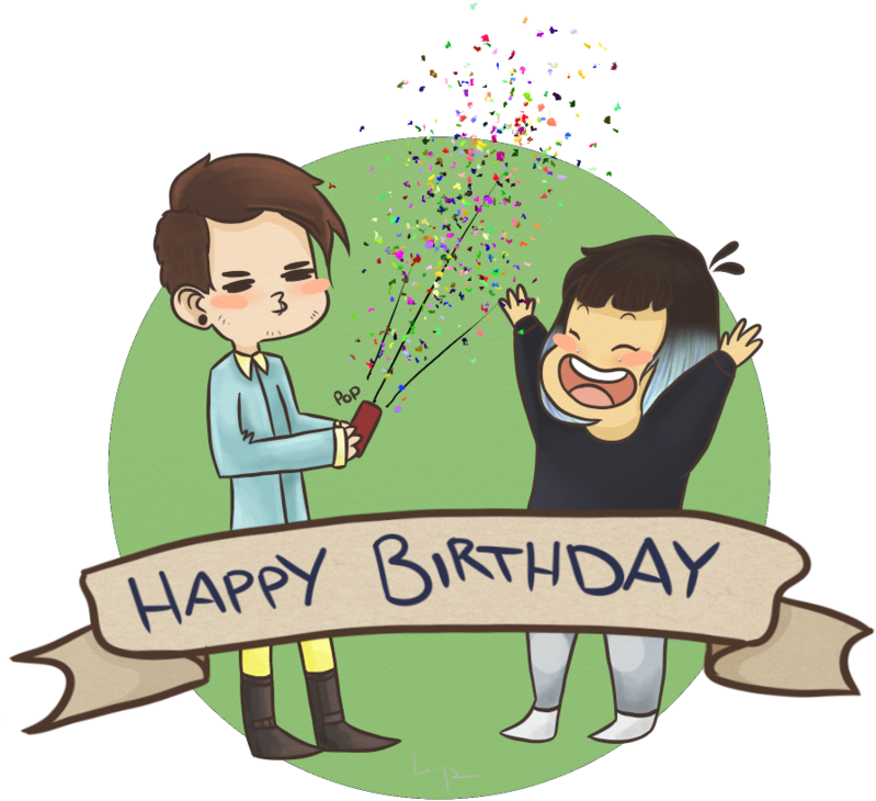 Glitch Clipart Birthday - Clip Art (894x894)