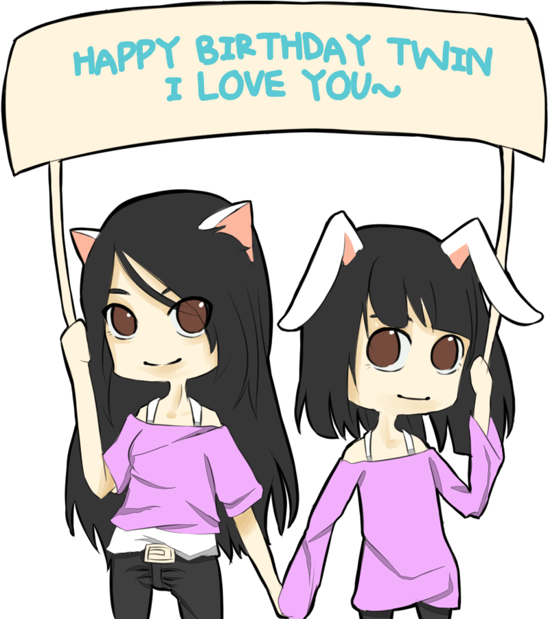 Happy Birthday Twin By Ayunethetuzi On Deviantart - Happy Birthday My Twin (900x900)