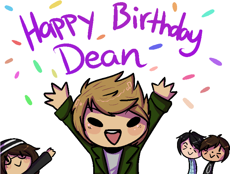 Dean Birthday - Happy Birthday Dean Art (752x576)