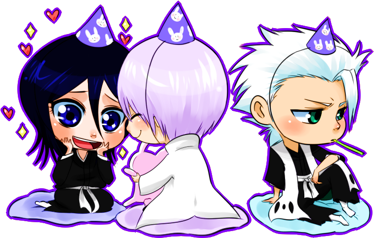 Cp-rukia's Birthday By - Cartoon (800x600)