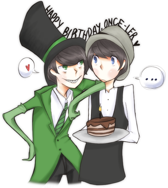 Happy Birthday By Milkshakemags - Once Ler X Once Ler (570x607)