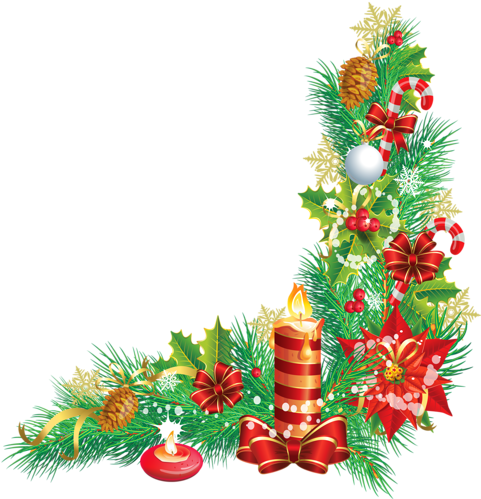 Soloveika На Яндекс - Navidad Esquinero Png (497x500)