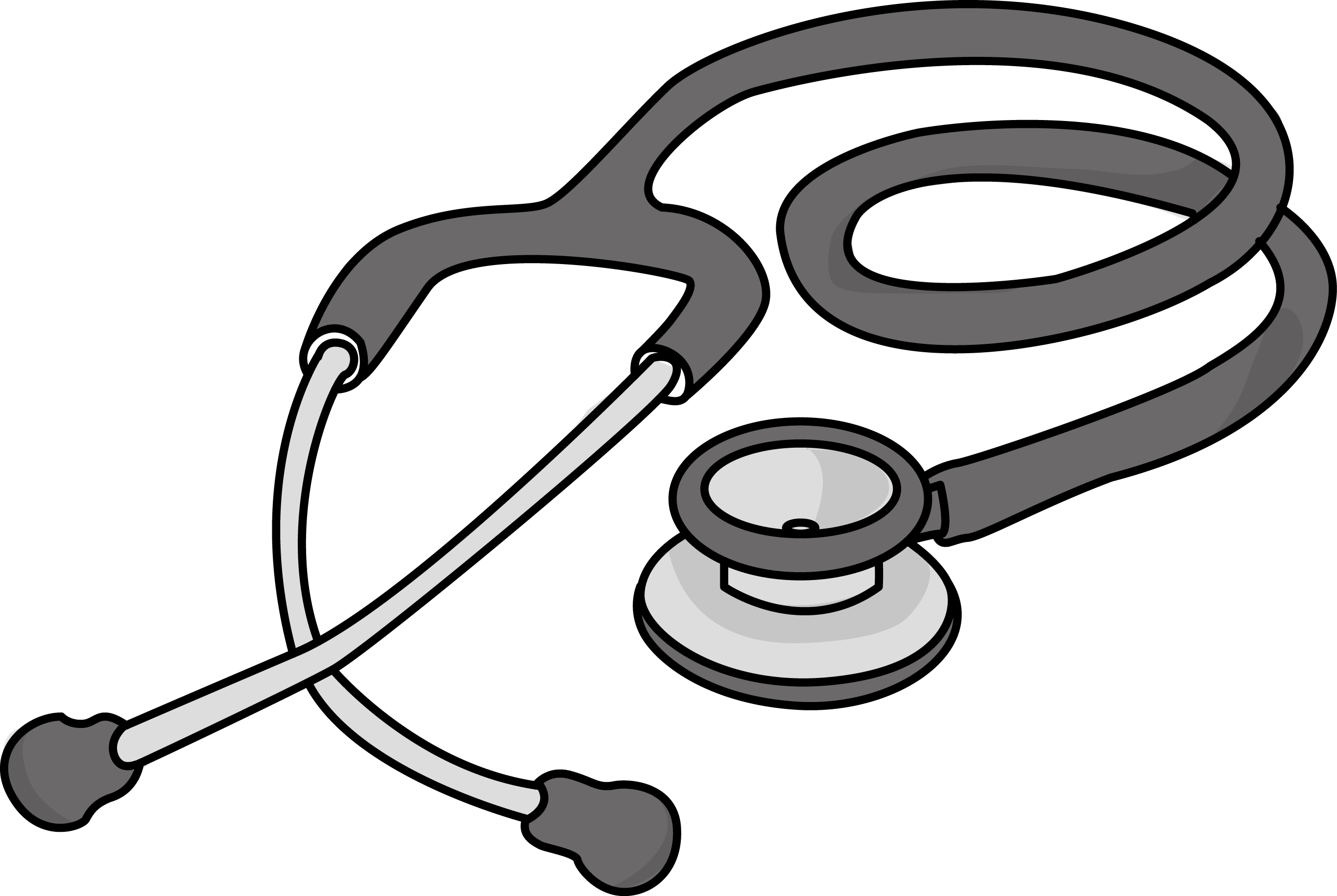 Image For Free Cardiology Stethoscope Health High Resolution - Stethoscope Clip Art (2730x1829)