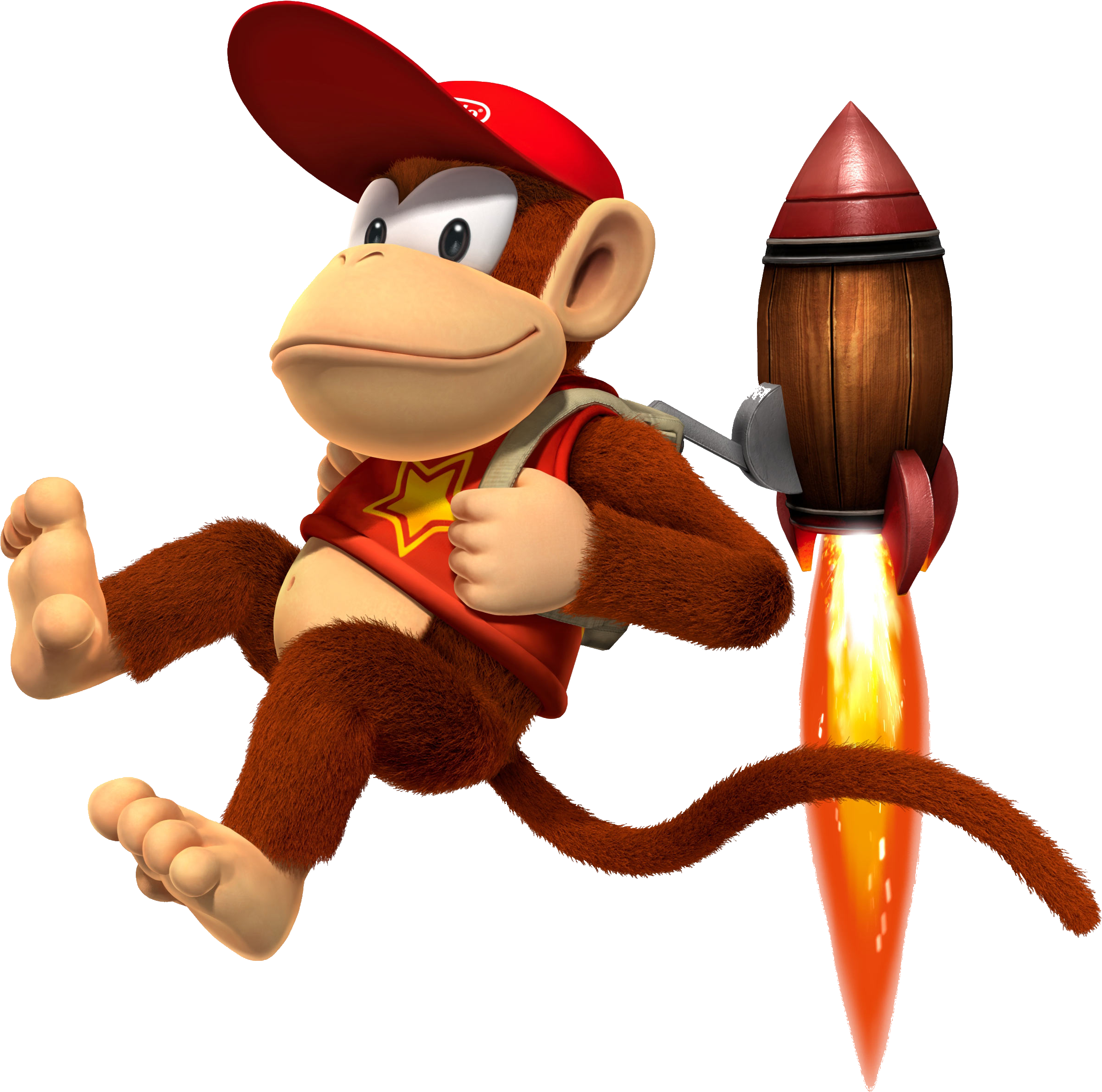 Diddy Kong - Diddy Kong Donkey Kong 64 (2406x2381)