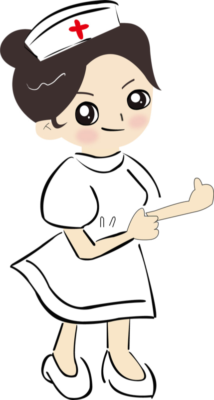 Médico, Hospital, Doentes E Etc - Nurse Cartoon Png (429x800)