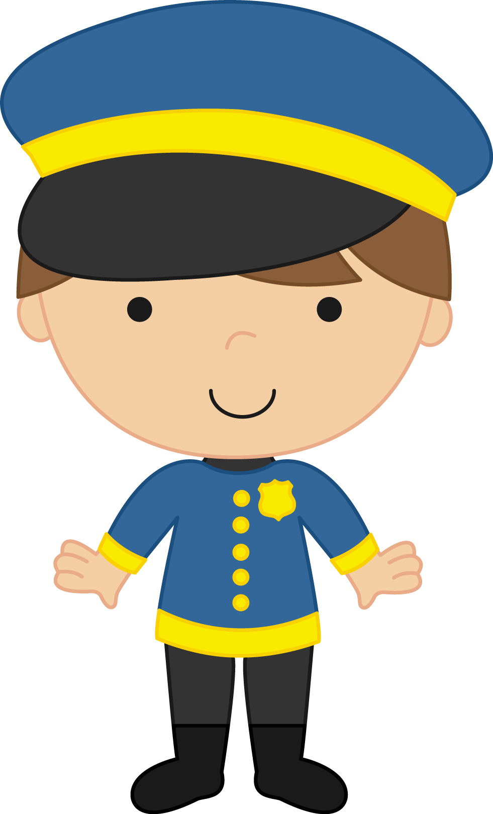 Girl Stuff, Coreldraw, Silhouette, Clip Art, Baby Boys, - Police Officer Flashcard (981x1620)