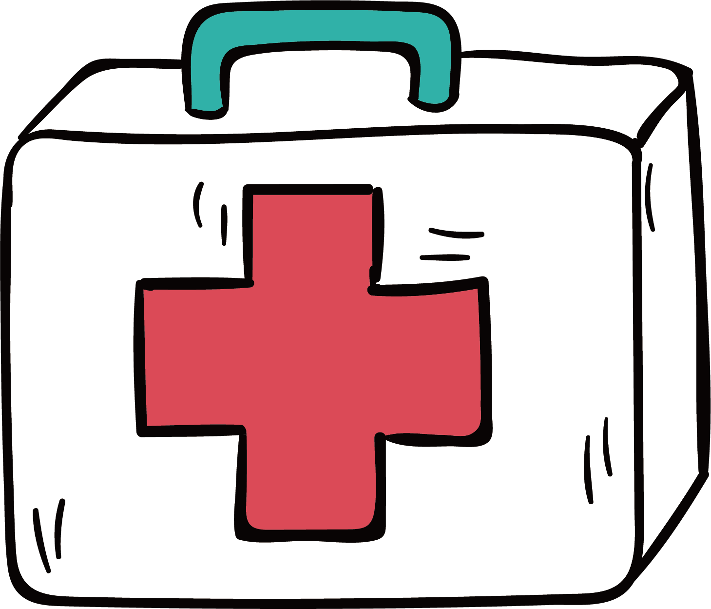 Medicine First Aid Kit Clip Art - First Aidkit Clipart (1459x1249)