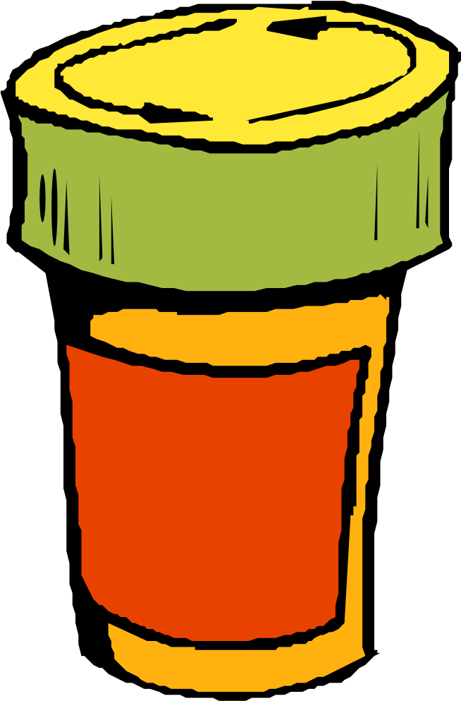 A Bottle For Pills - Pill Bottle Clip Art (1568x2380)
