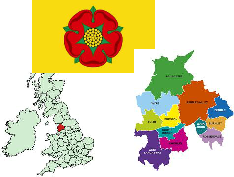 Imagen - Preston North End Lancashire Flag (477x361)