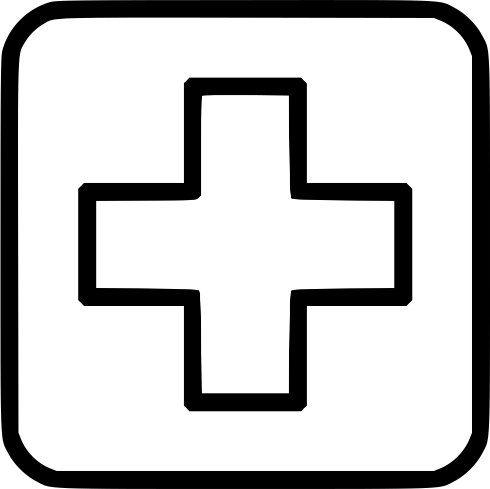 Medicine Cross Hospital Clinic Healthcare Comments - Hospital Icon White Png (981x980)
