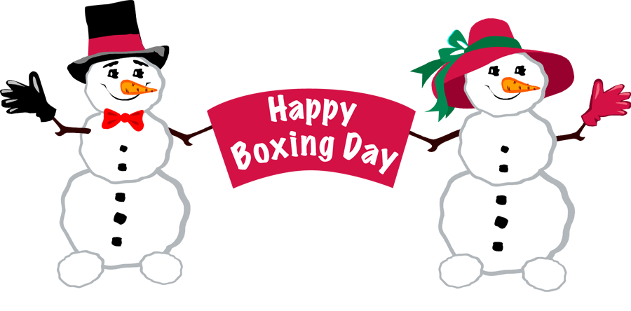 Boxing Day - Pic - Free Clipart Boxing Day (900x444)