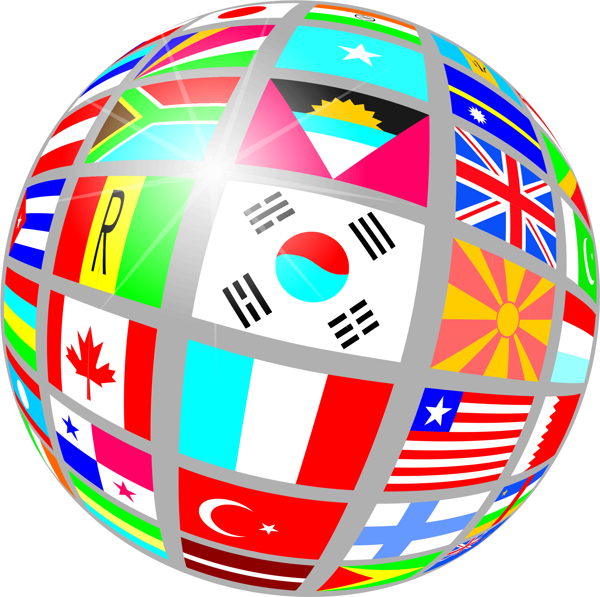 World Map Globe Clip Art Clipart Panda Free Clipart - Countries Clipart (1969x1959)