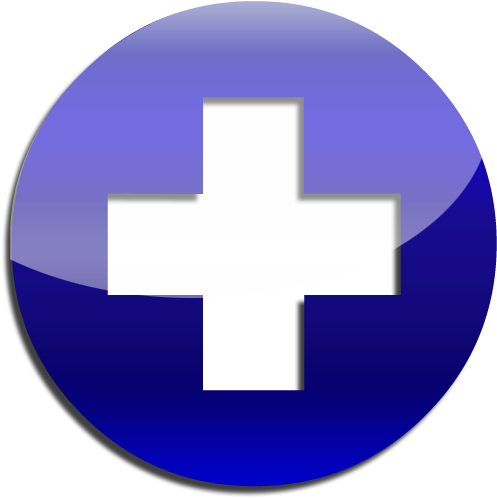 Pharmacy Medical Clipart - Blue Medical Cross Symbol (512x512)