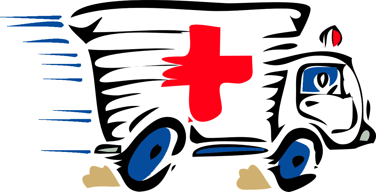 Allergy Bracelets - Ambulance Clip Art (1280x652)