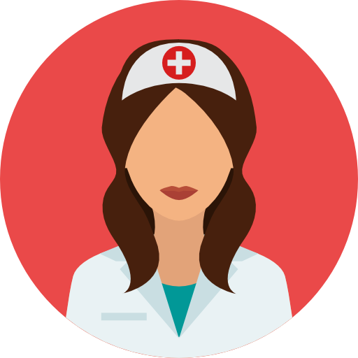 Therapy Support - Nurse Icon Transparent (512x512)