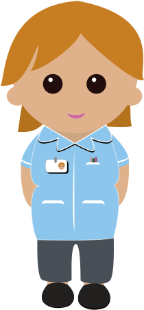 Cns Nurse Hca - Cartoon Male Nurse (361x512)