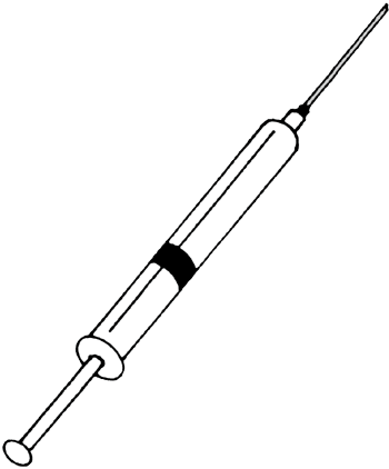 New Syringe Clipart A Perfect World Healthcare Medicine - Syringe With Needle Drawing (350x422)