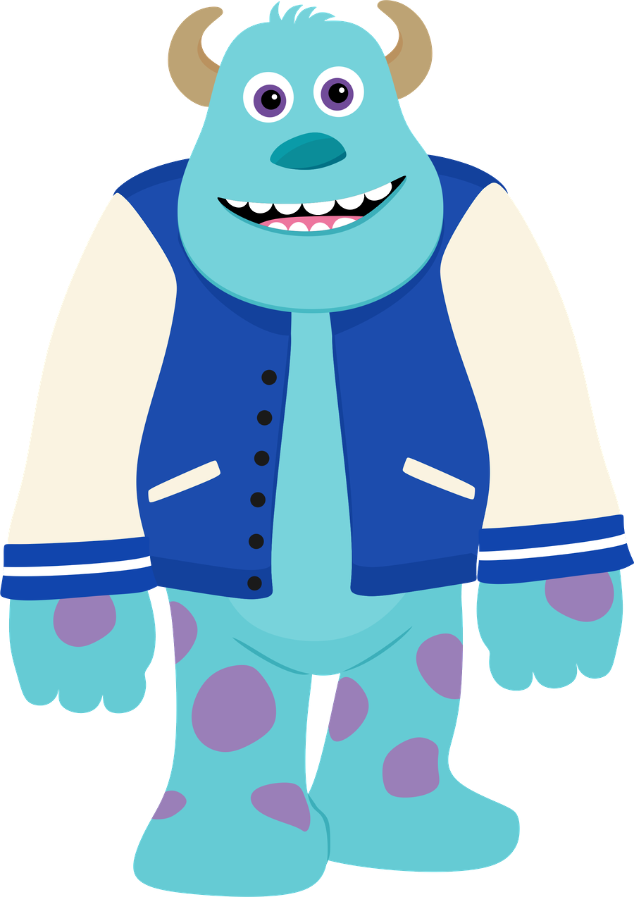 Carnival Crafts - Monster Inc Clipart Png (900x1273)