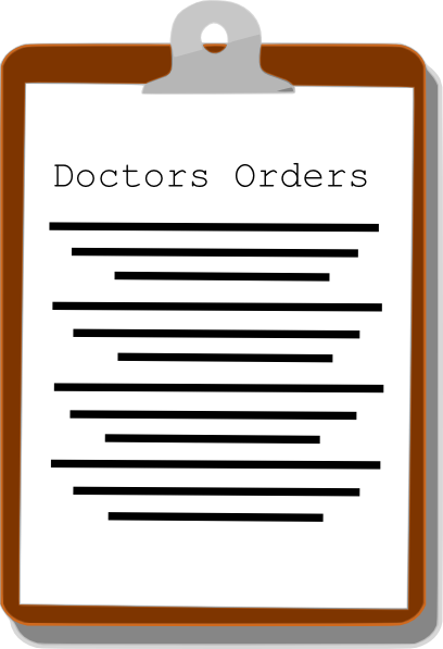 Doctors Orders 1 Clip Art At Clker - Clipboard Clip Art (408x597)