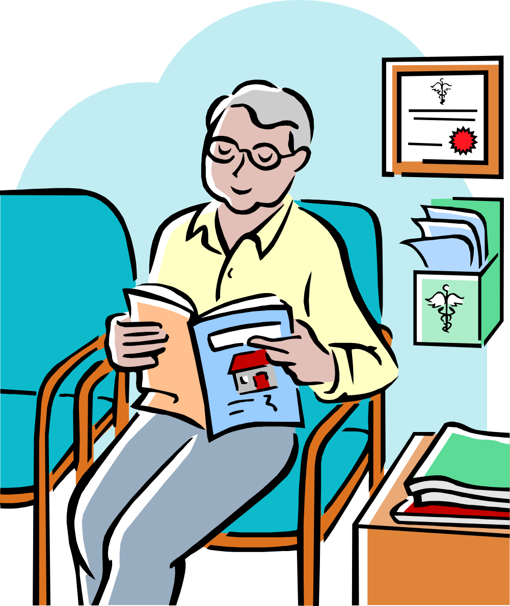 So For Starters, I'd Suggest A Nice Coat Of Paint In - Doctors Waiting Room Clip Art (1001x1191)